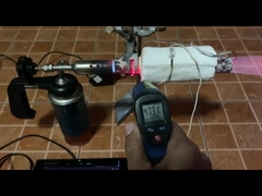 Test koca izolacyjnego z aerożelu w wysokiej temp.